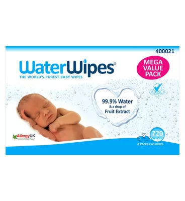 water wipes 12 pack