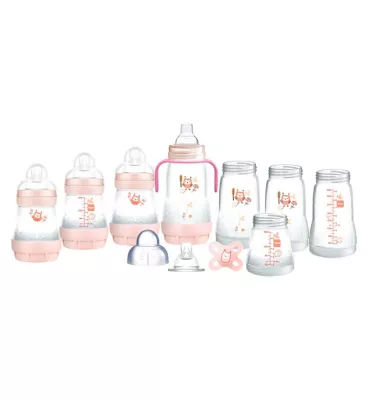 mam bottle set grey