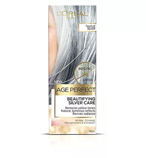 Tilladelse Kristus Utilgængelig L'Oreal Age Perfect Colour Care Silver Grey Hair Toner | Compare | Union  Square Aberdeen Shopping Centre