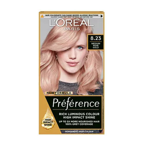 L Oreal Preference Infinia 7 23 Rich Rose Gold Blonde Permanent Hair Dye Compare Union Square Aberdeen Shopping Centre [ 543 x 500 Pixel ]