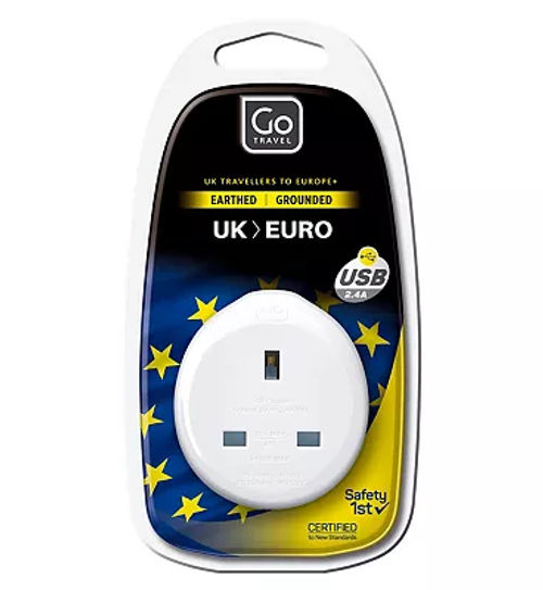 Go Travel UK to Euro USB...