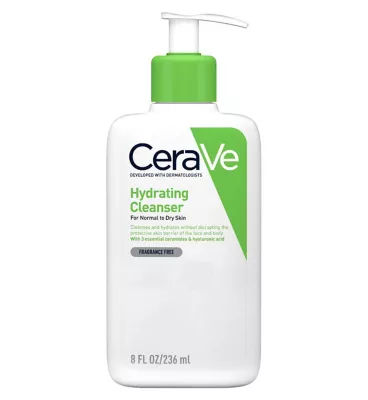 cerave face wash boots