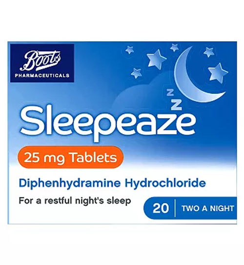 Boots Sleepeaze Tablets 25 mg...