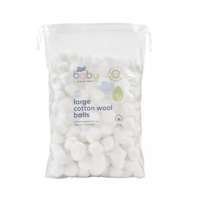 Boots Baby Large Cotton Wool Balls 200 