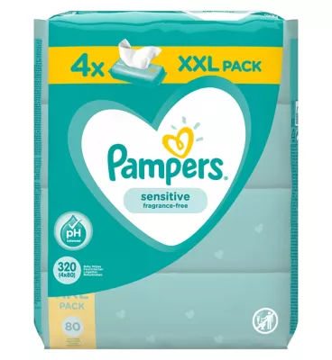 boots pampers sensitive wipes