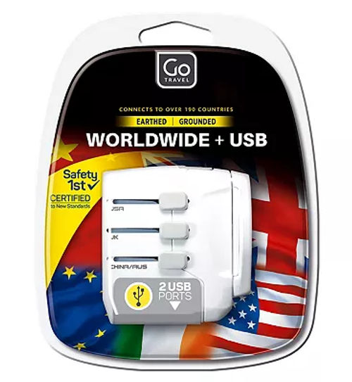 Go Travel UK - Worldwide + USB