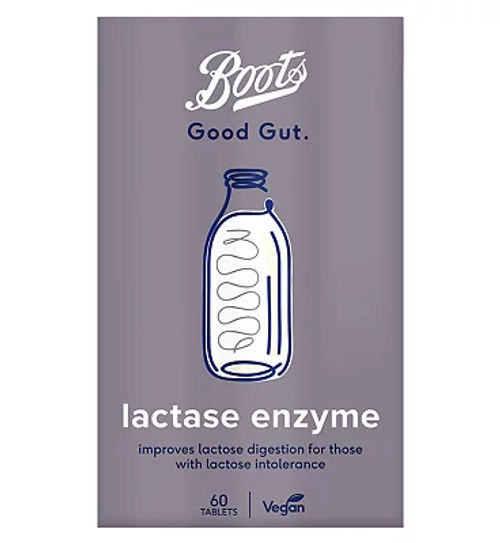 boots good gut lactase enzyme 60