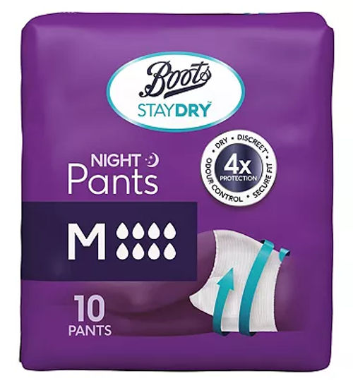 Boots Pharmaceuticals Staydry For Men Extra (10 Pads), £4.30