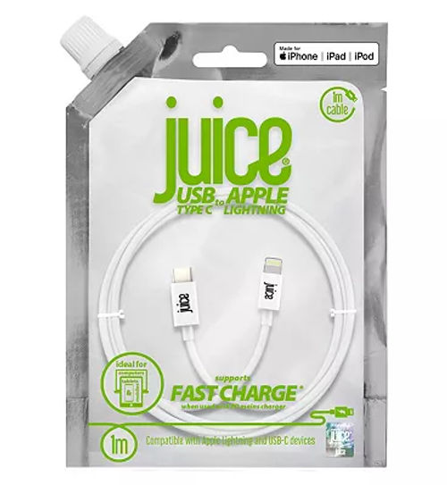 Juice USB Type-C to Apple Lightning Charging Cable 2m