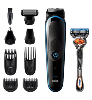 braun beard trimmer and hair clipper kit bt3940ts