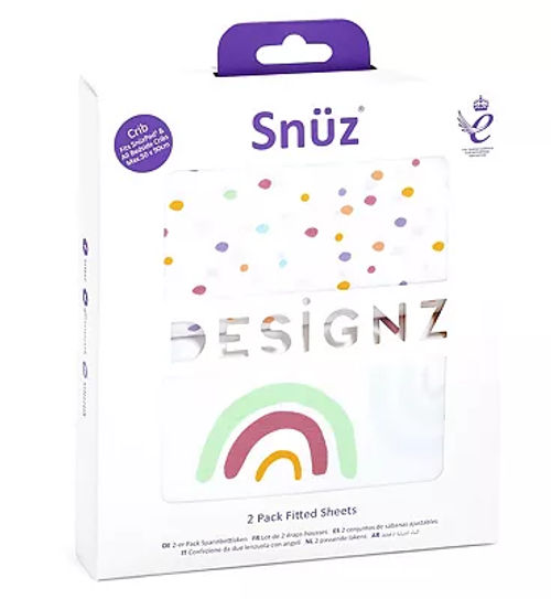 Snuz SnuzPod4 Fitted Sheets - 2 Pack