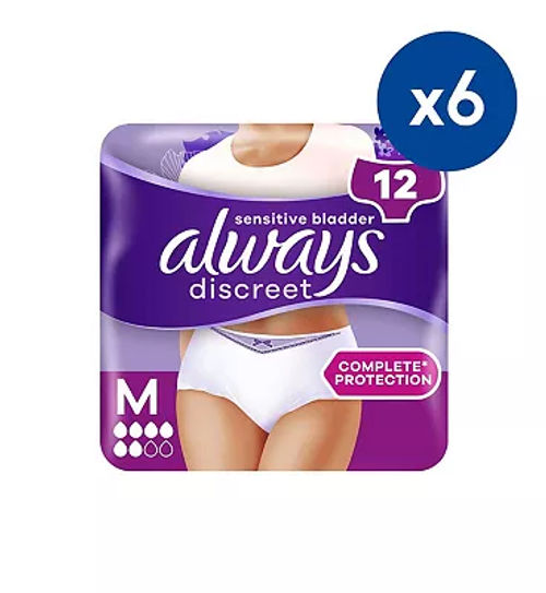 Discreet Boutique Pants Plus (6 Drop) Medium - 54 Pants (6 Pack