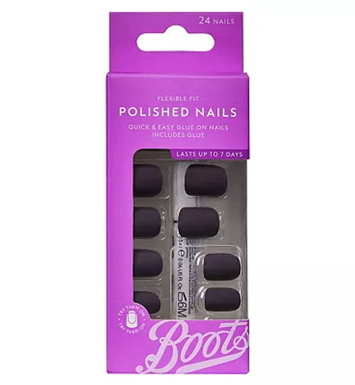 Boots Polished Nails - Plum...