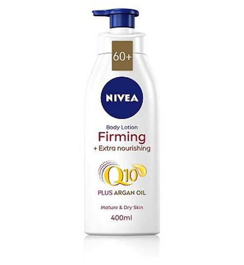 NIVEA Q10 Power 60+ Firming and Extra Nourishing Body Lotion with Argan Oil 400ml