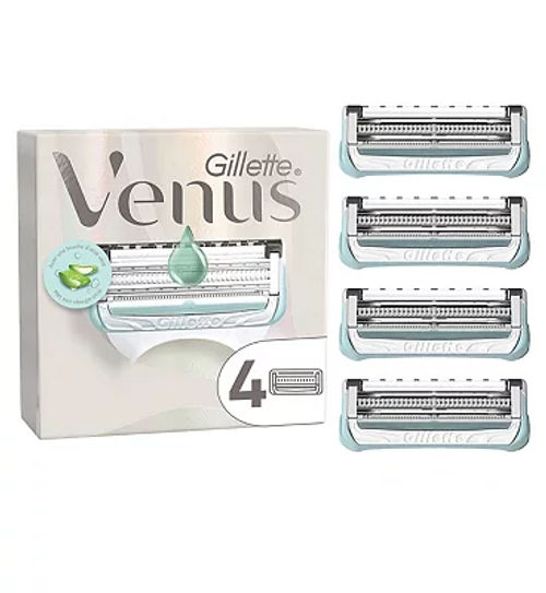 Venus For Pubic Hair & Skin Women's Razor Blades X4