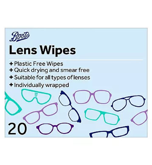 Boots Lens Wipes 20s