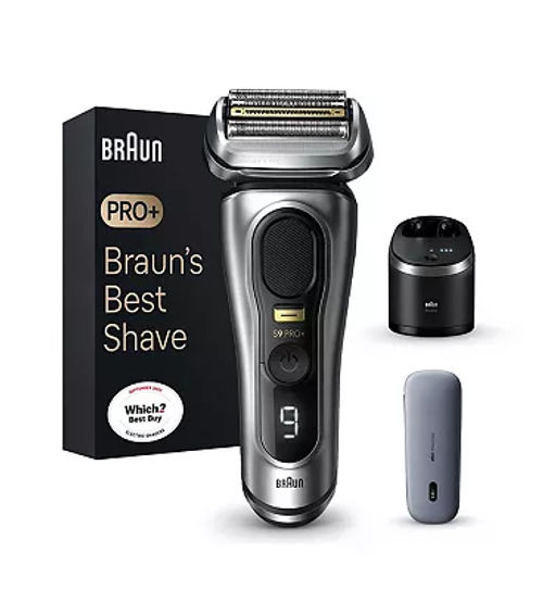 Braun Series 9 Pro Electric Shaver with SmartCare Center, Wet & Dry Razor and Powercase - 9477cc