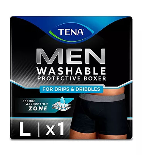 TENA Men Washable Boxer Black...