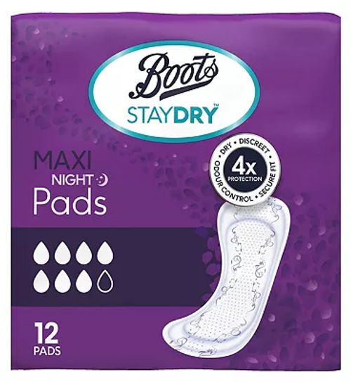 Boots Staydry Maxi Plus Pads, £3.29