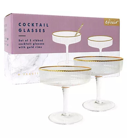 Coco Hourglass Cocktail Glass