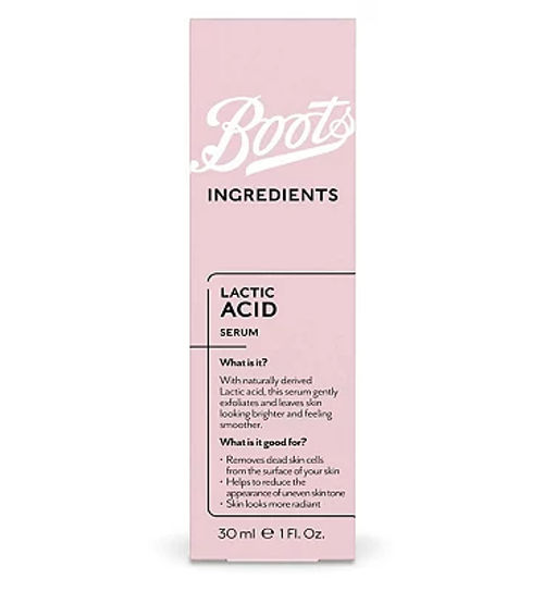 Boots Ingredients Lactic Acid...