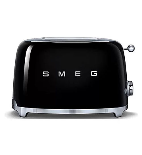 Smeg 2 Slice Toaster Black