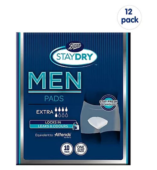 Boots Pharmaceuticals Staydry Extra Pads - 10 Pads 