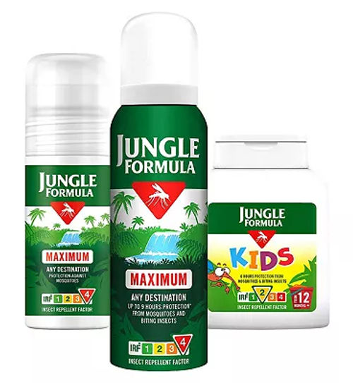 Jungle Formula Maximum Insect Repellent Family Bundle, £19.26