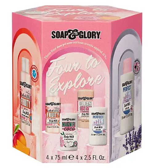 Soap & Glory Four to Explore...