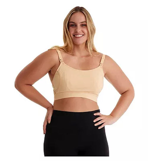 Momcozy Extra Large Handsfree Wearable Pumping Bra Beige, £24.99