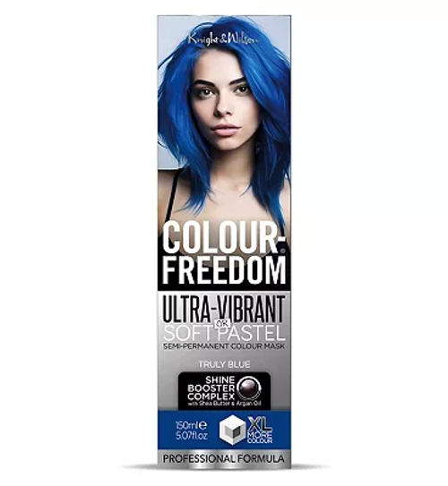 Colour Freedom Truly Blue Semi Permanent Hair Dye. 150ml