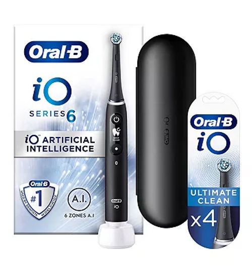 Oral-B iO6 Black Lava Ultimate Clean electric toothbrush