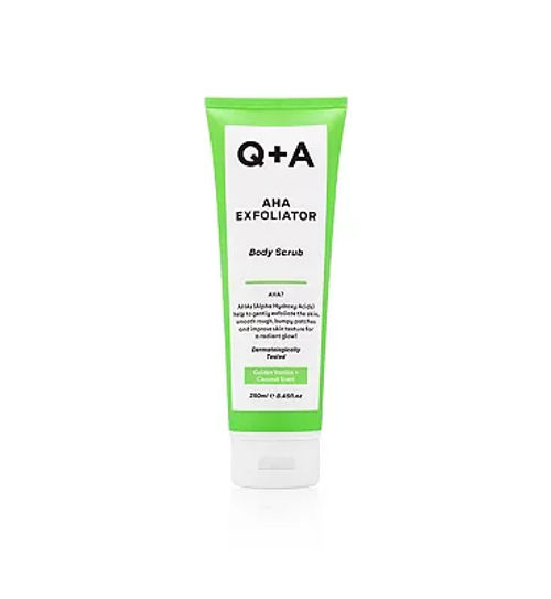 Q+A AHA Exfoliator Body Scrub...