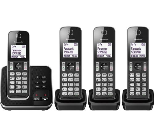 Panasonic Kx Tgd624eb Cordless Phone Quad Handsets Compare Cabot Circus Panasonic Kx Tgd624eb Cordless Phone Quad Handsets Compare Cabot Circus