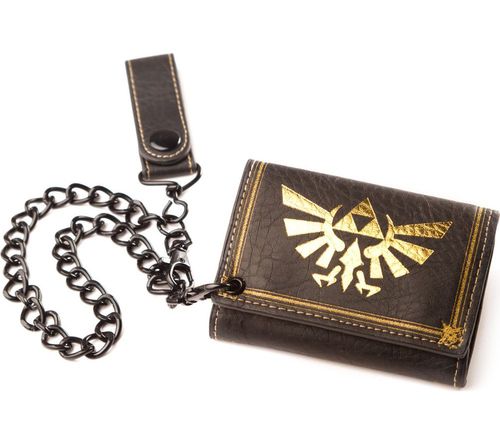 NINTENDO Zelda Twilight Princess Trifold Wallet with Chain | Compare |  Bluewater