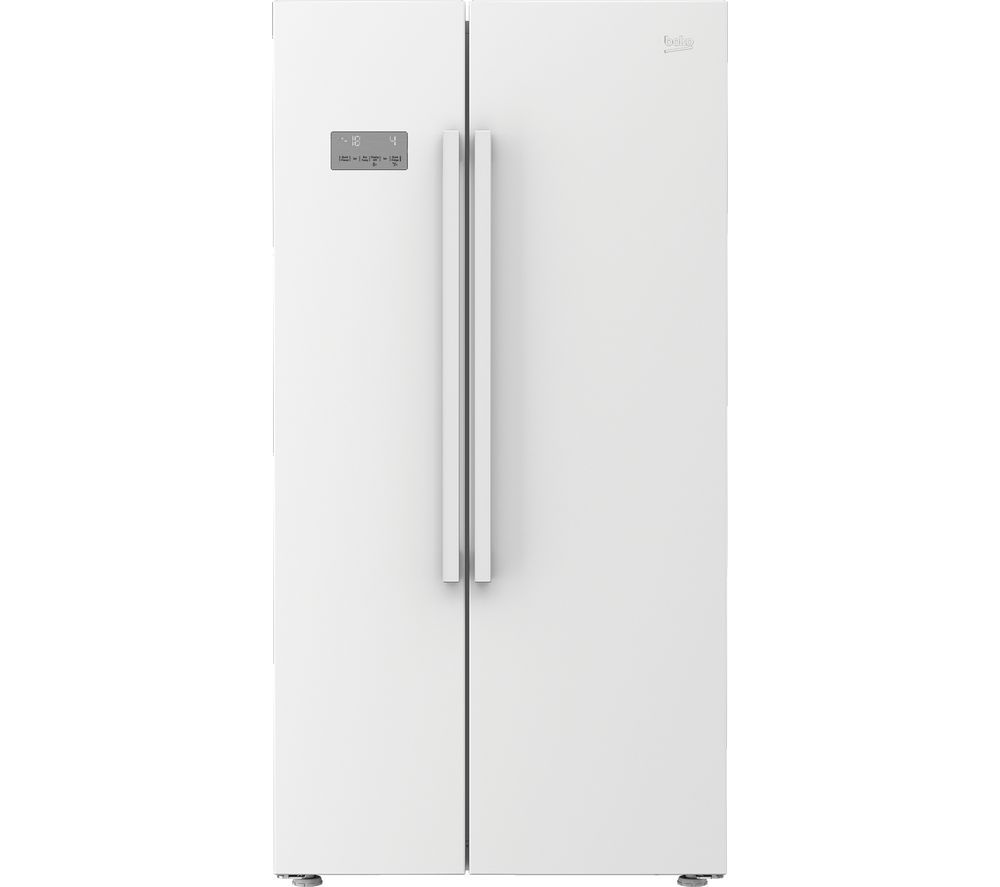 BEKO American Style Fridge Freezer White ASL141W White Compare