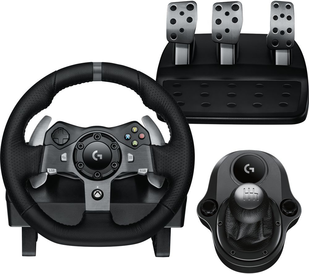 LOGITECH Driving Force G920 Wheel & Gearstick Bundle | Compare