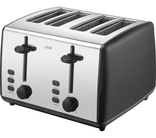 Buy LOGIK L02SMS17 Sandwich Toaster - Black & Silver