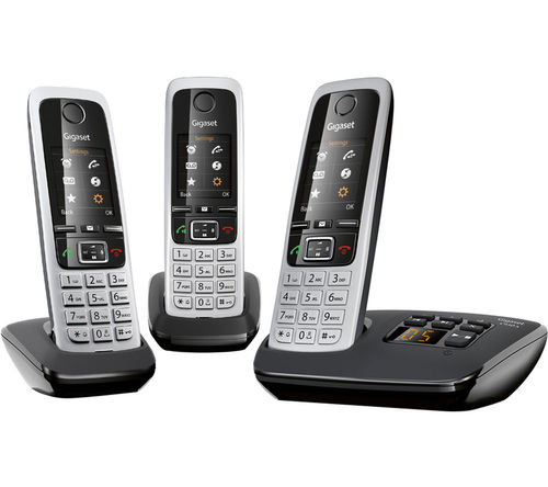 GIGASET C430A Trio Cordless Phone with Answering Machine - Triple Handsets, Compare