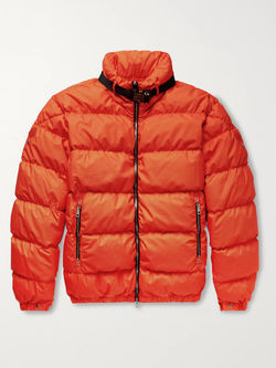 Moncler Genius - 6 Moncler 1017 ALYX 9SM Quilted Coated-Cotton Down Jacket - Men - Orange