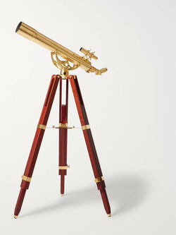 Celestron - Ambassador 80mm Brass and Mahogany Telescope - Men - Gold