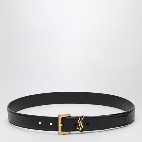 Monogram black belt 3 cm