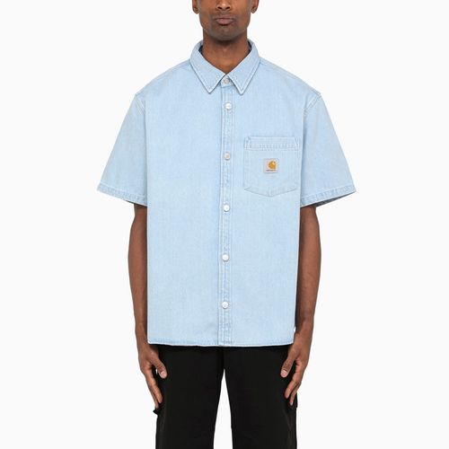 S/S Ody Shirt in blue denim