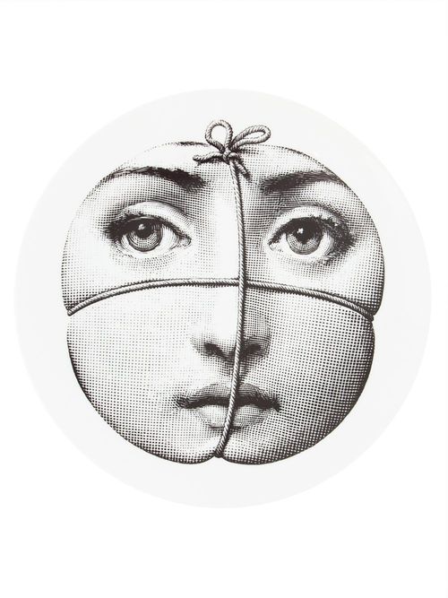 Fornasetti face print plate -...