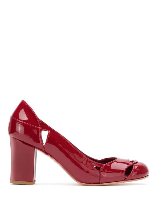 Sarah Chofakian patent leather Bruxelas pumps - Red