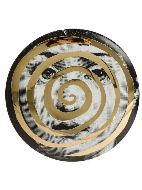 Fornasetti face spiral plate...