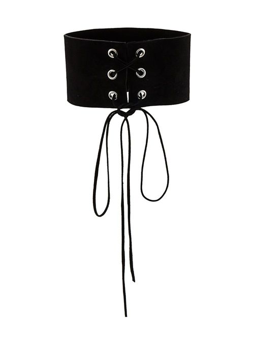 Manokhi thick choker - Black