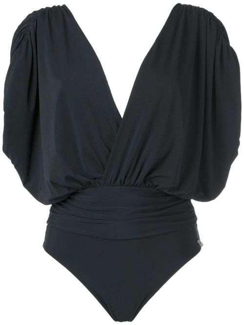 Brigitte deep V neck swimsuit...