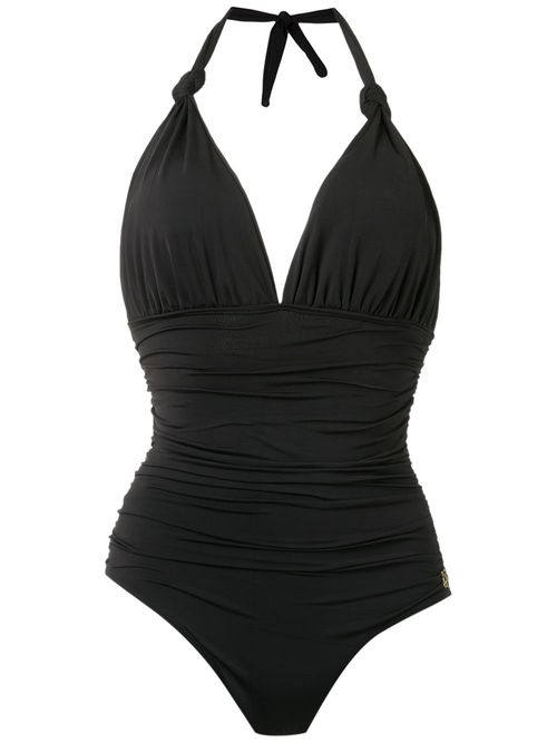 Brigitte draped swimsuit -...