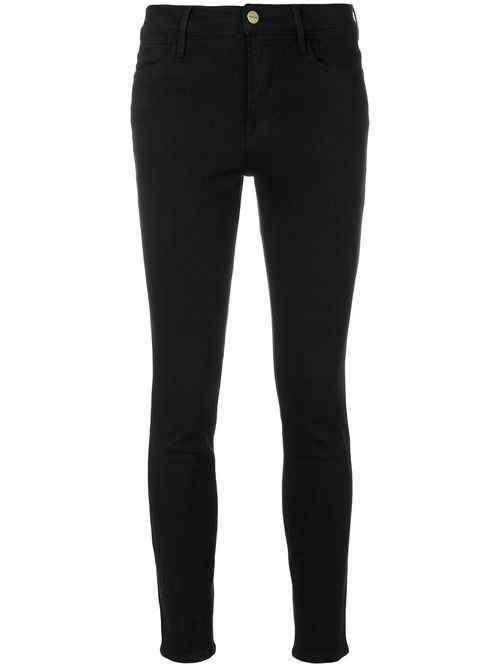 FRAME high rise skinny jeans...